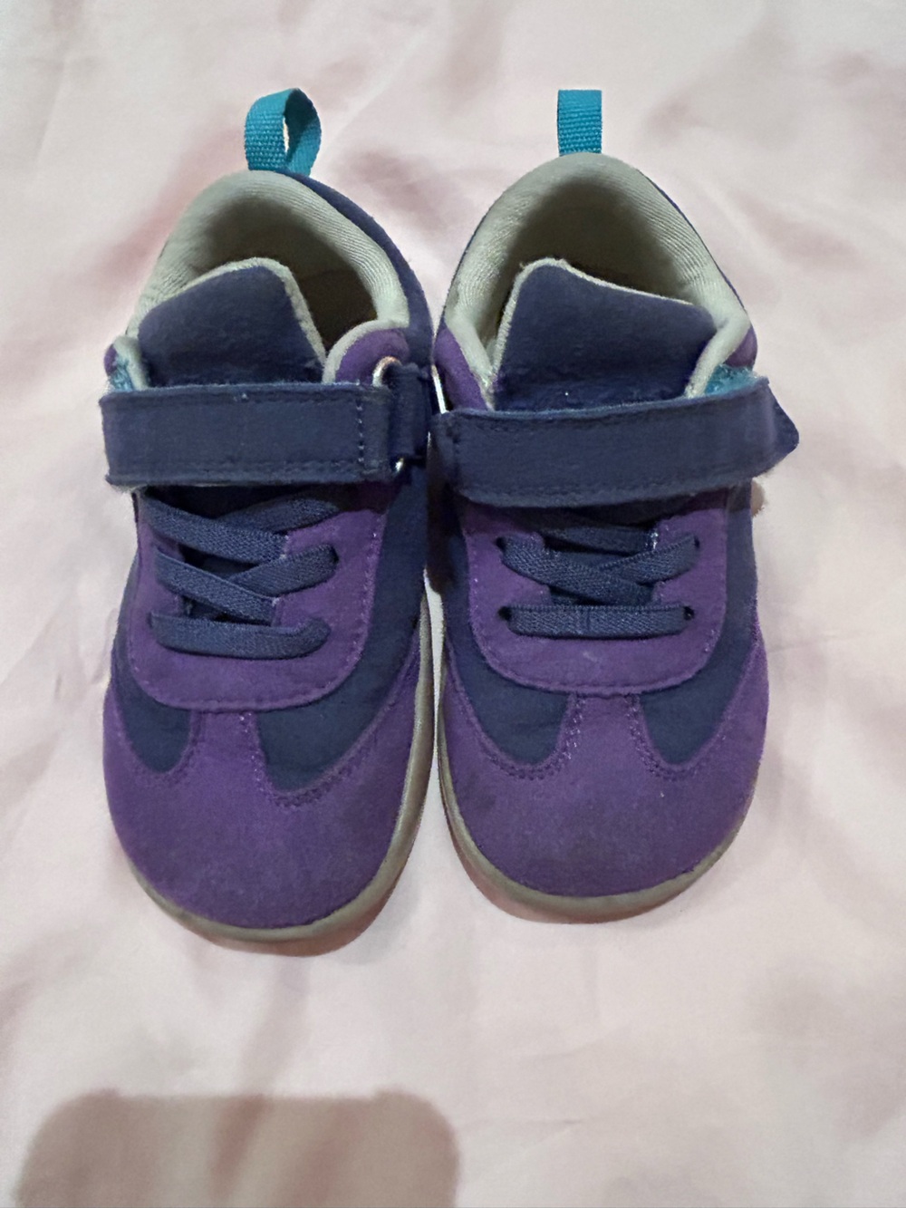 Ten Little Retro Suede Sneakers in Purple, old size 10 (new Sz 9.5)